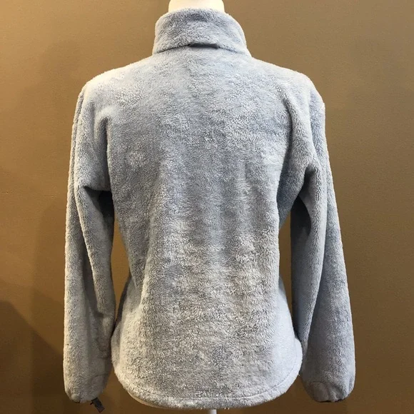 The North Face Light Blue Zip Front Jacket, Size M - Picture 4 of 7